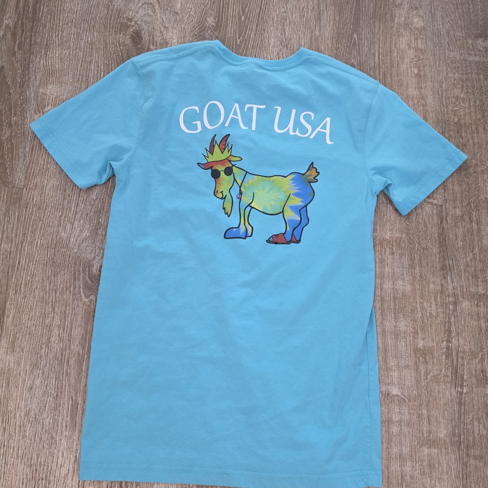 GOAT USA Blue Graphic T-Shirt